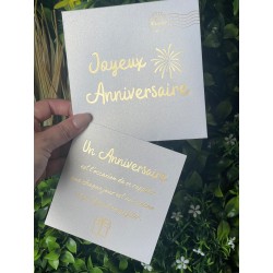 carte évènement "Joyeux anniversaire"