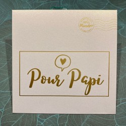 carte événement "pour papi"