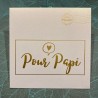 carte événement "pour papi"