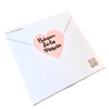 personnalisez votre sticker cœur rose au prénom de la mariée