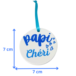 Dimensions médaillon papi