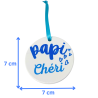 Dimensions médaillon papi