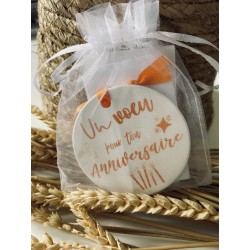 Notre médaillon Un voeu pour ton anniversaire