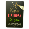 Carte Happy Birthday poupoupidou