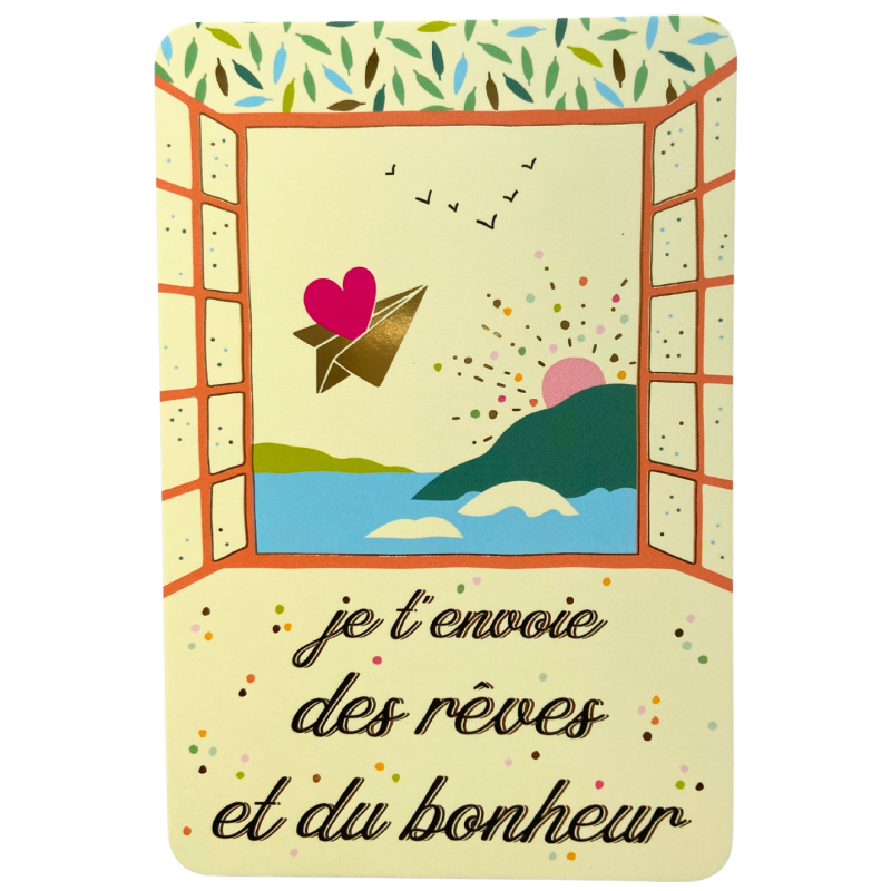 Carte Rêves et bonheur