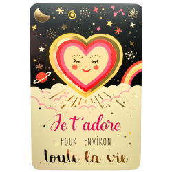 Carte Je t'adore