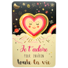 Carte Je t'adore