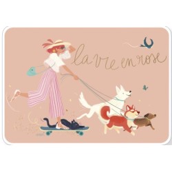 Carte La vie en rose