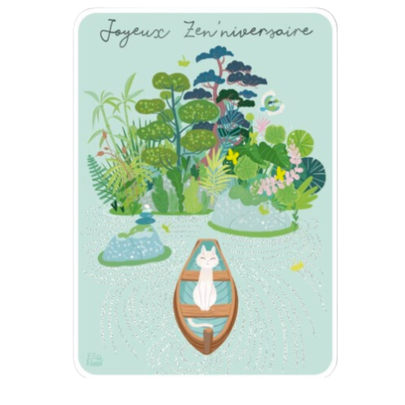 Carte Joyeux Zen'niversaire
