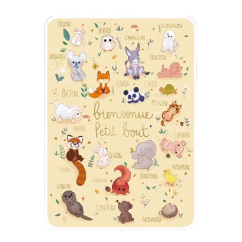 Carte Bienvenue Petit bout