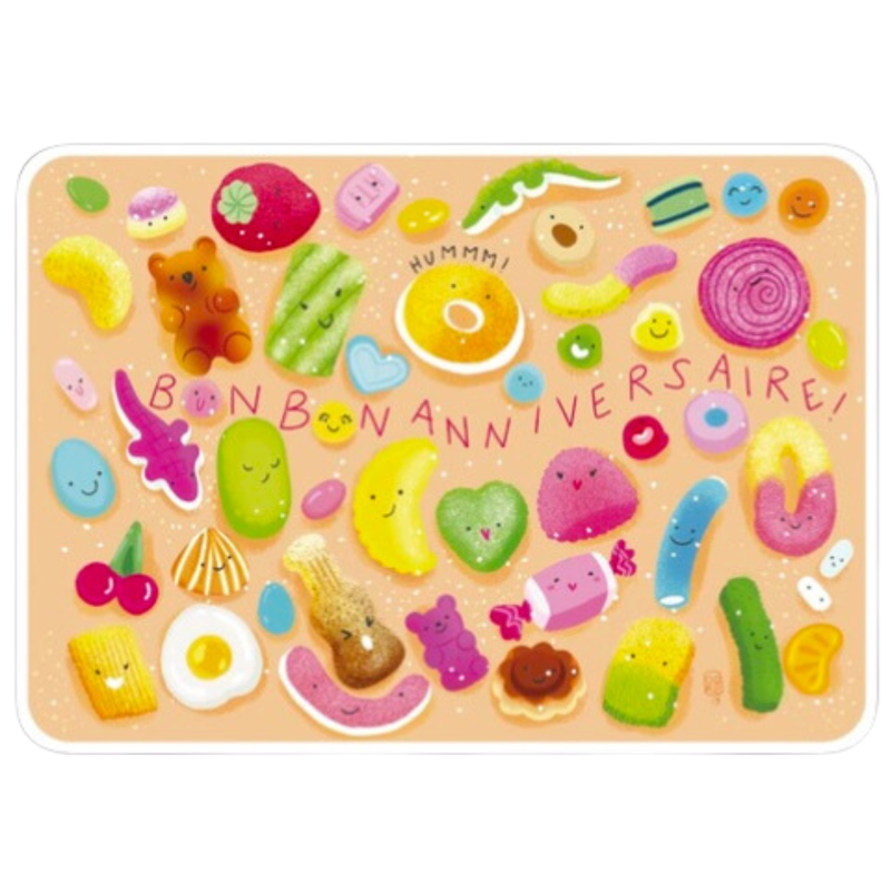 Carte Bonbon Anniversaire