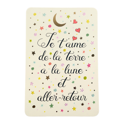 Carte Je t'aime