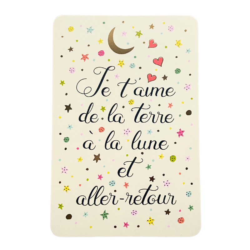 Carte Je t'aime