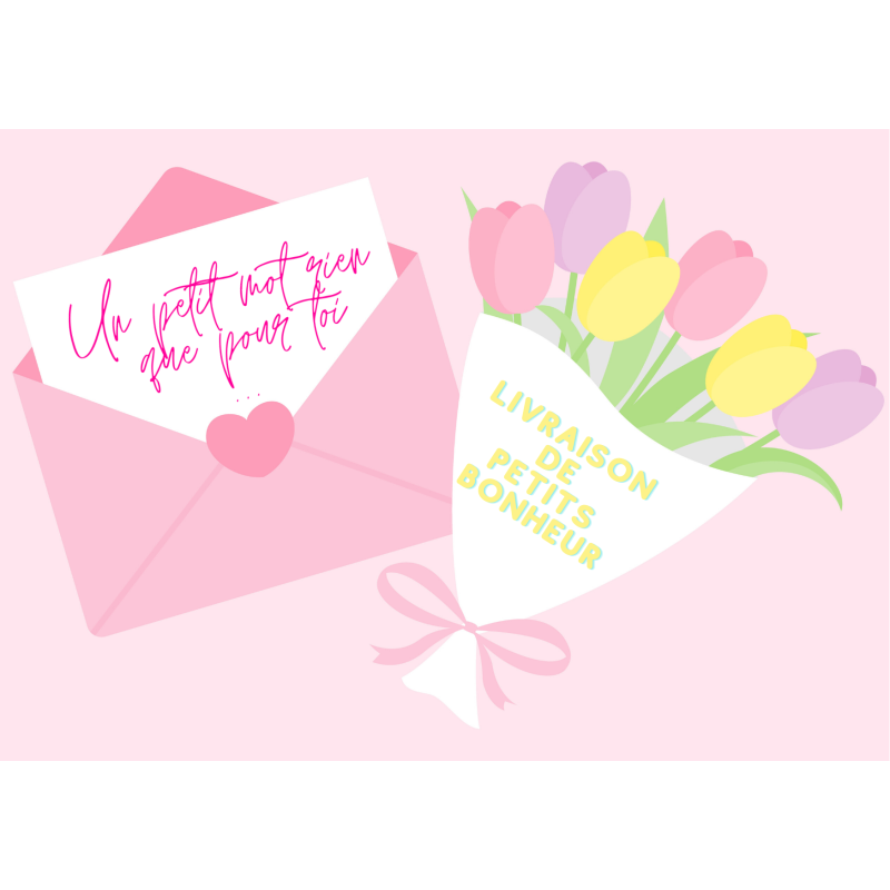 Carte Livraison de petits bonheur