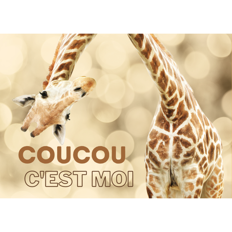 Carte Coucou c'est moi