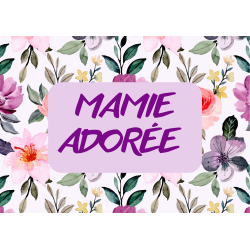 Carte Mamie Adorée