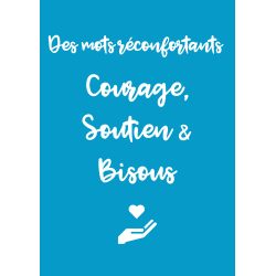 Carte Des mots réconfortants