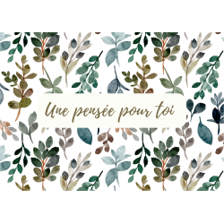 Carte Une pensée pour toi