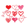 Carte Je t'aime fort fort fort