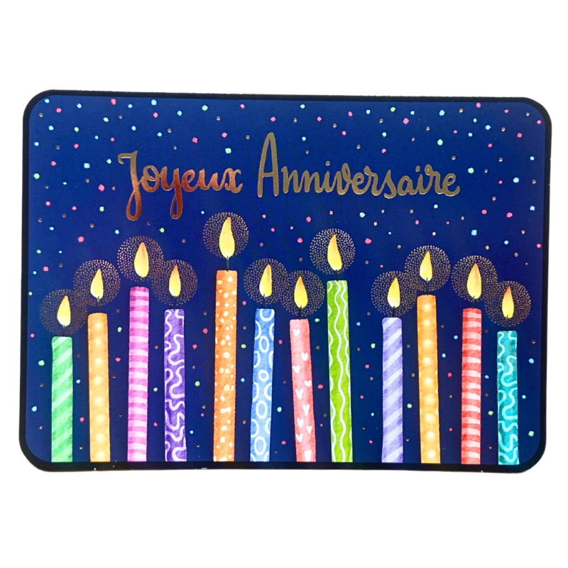 Carte Joyeux Anniversaire