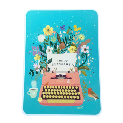 Carte anniversaire machine...