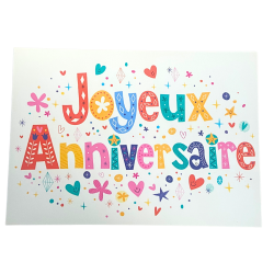 Carte Joyeux Anniversaire