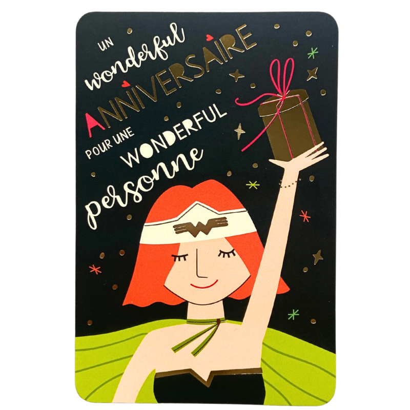 Carte Wonderful Anniversaire