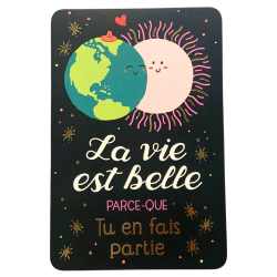 Carte La vie est belle
