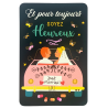 Carte Et pour toujours soyez Heureux