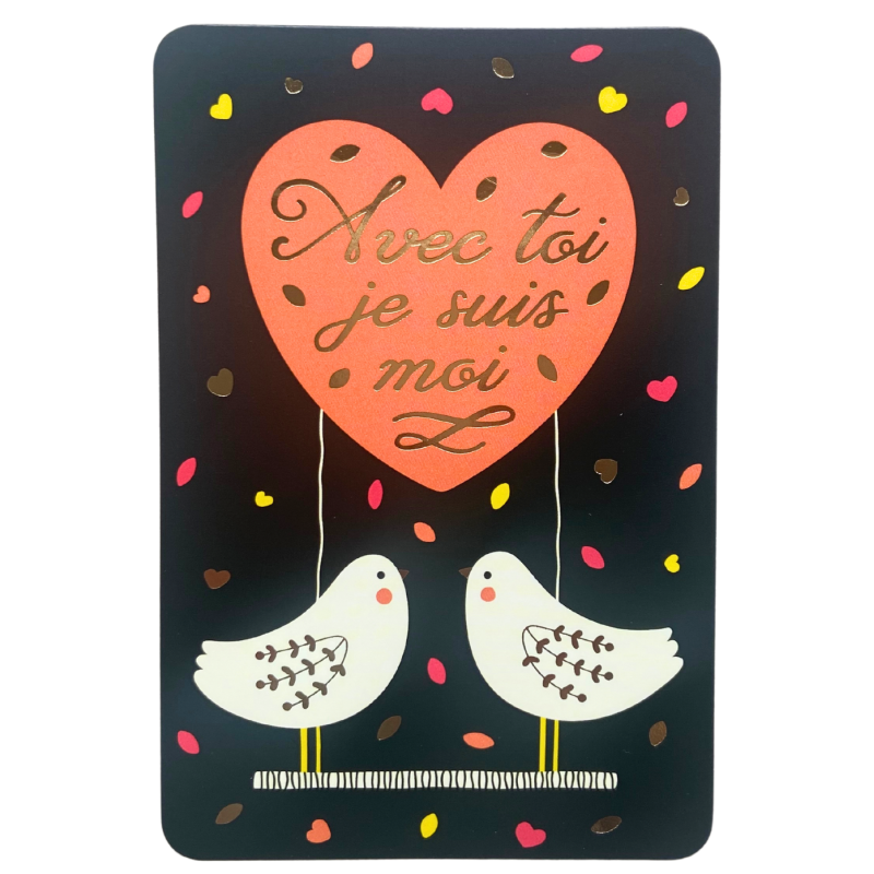 Carte Avec toi je suis moi