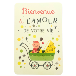 Carte Bienvenue à l'amour...