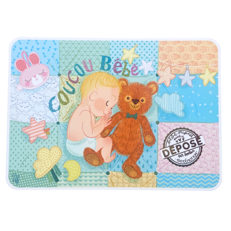 Carte Coucou Bébé