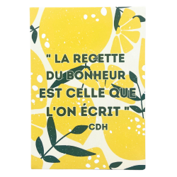 Carte Recette du Bonheur