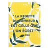 Carte Recette du Bonheur