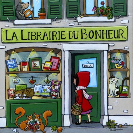 Carte La librairie du bonheur