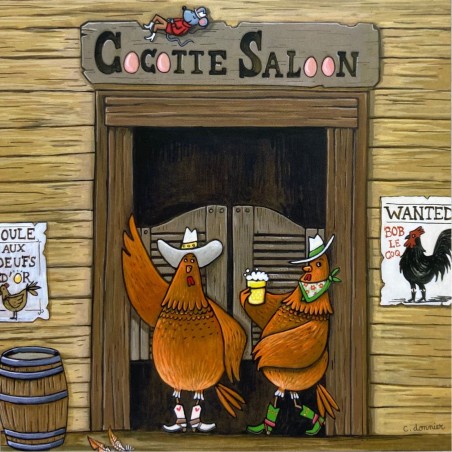 Carte Cocotte saloon