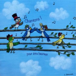 Carte Chantons ! pour être...