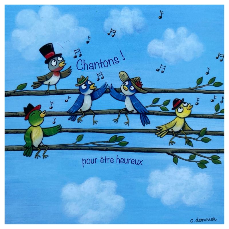 Carte Chantons ! pour être heureux