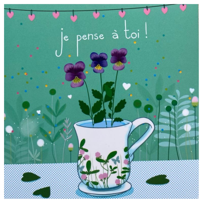 Carte Je pense à toi !