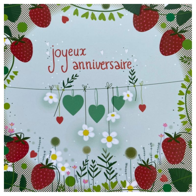 Carte Joyeux anniversaire