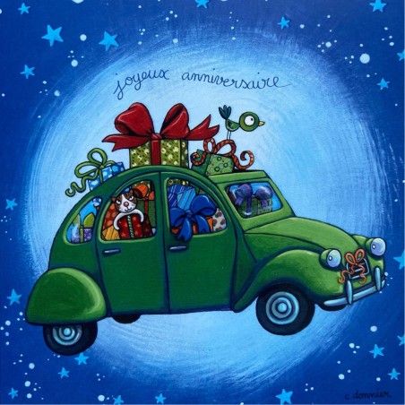 Carte Joyeux anniversaire