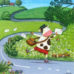 Carte Facteur vache