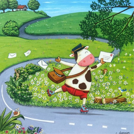 Carte Facteur vache