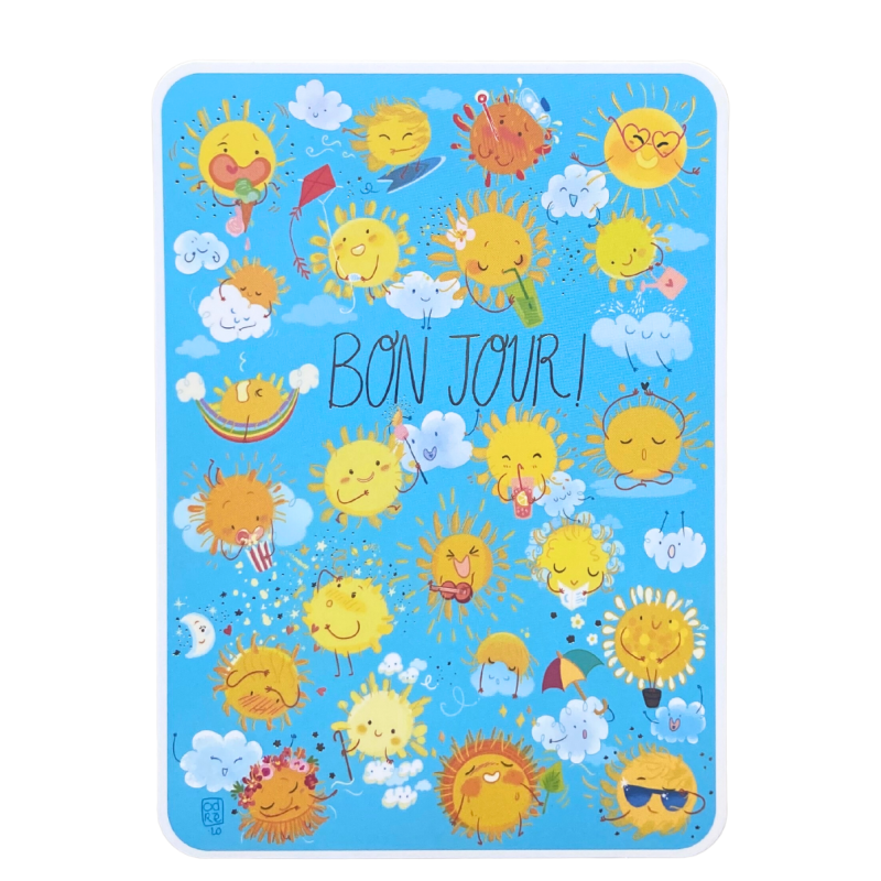 Carte Bonjour
