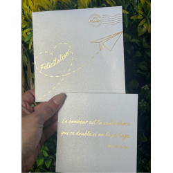 Carte Félicitations